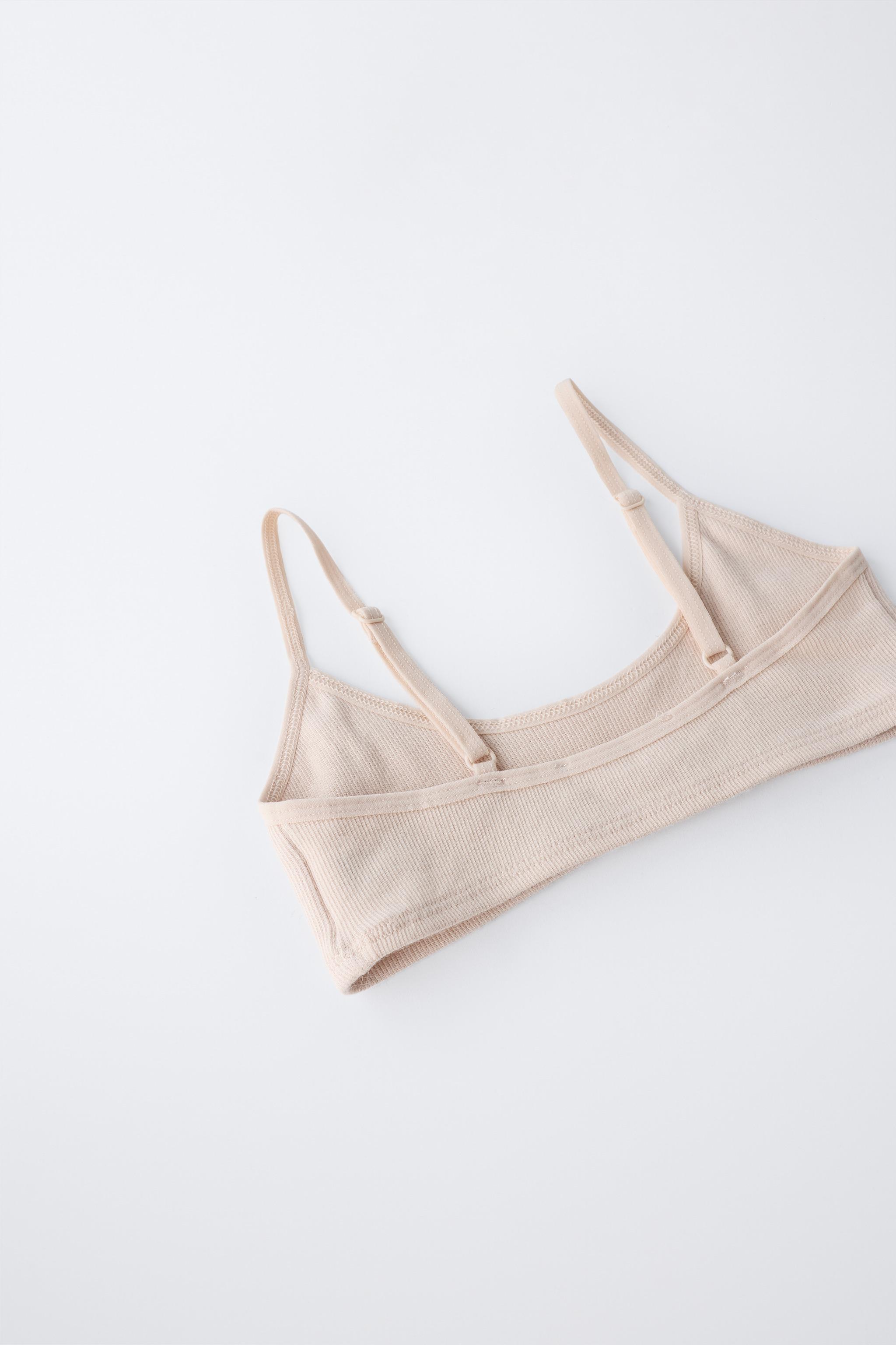 AGES 9-14/ THREE-PACK OF LABEL BRALETTES